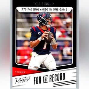 CJ Stroud 2024 Panini Houston Texans NFL Football Card